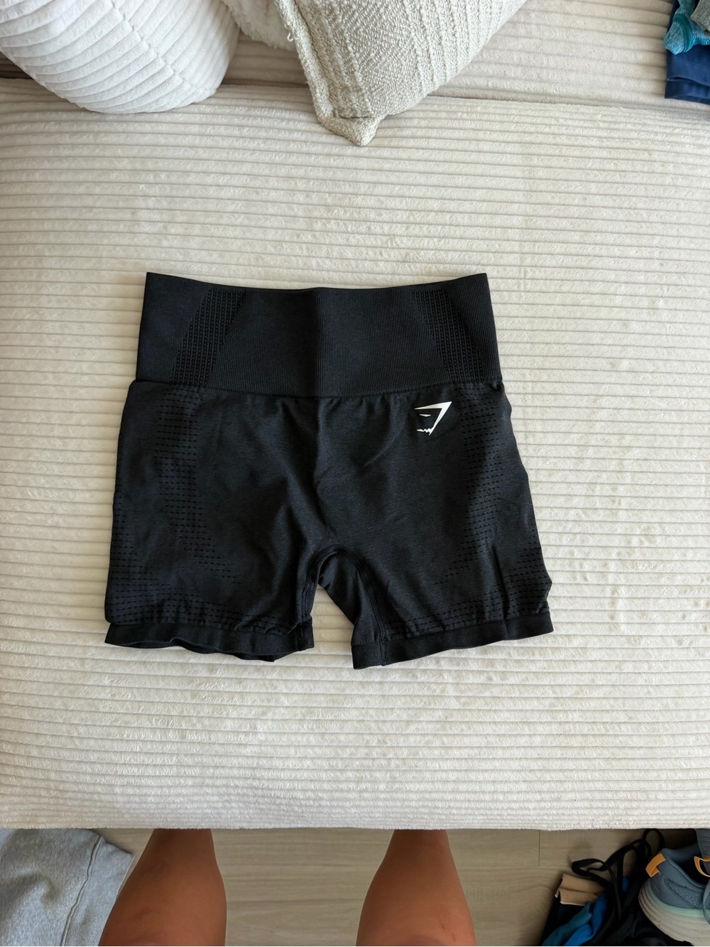 Gymshark Black Seamless High-Waist Bike Shorts